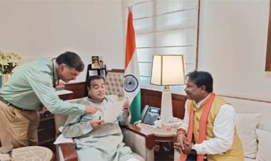 बस्तर में सड़क विकास को मिलेगी नई गति : सांसद महेश कश्यप ने केंद्रीय मंत्री नितिन गडकरी से की मुलाकात