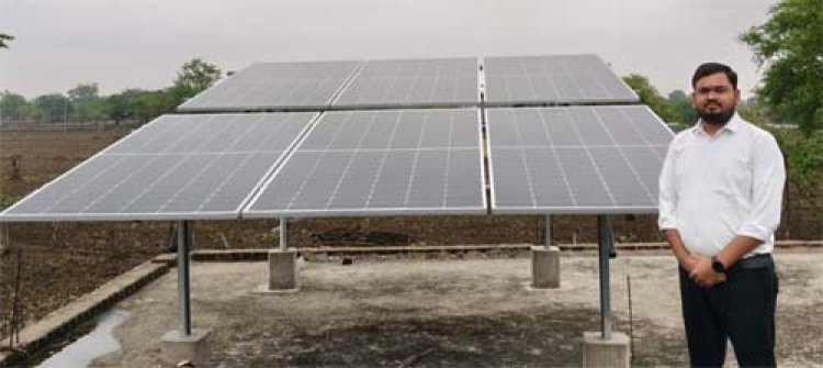 प्रधानमंत्री सूर्यघर मुफ्त बिजली योजना से विद्यासागर साहू ने अपनाई स्वच्छ ऊर्जा