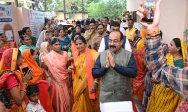 उप मुख्यमंत्री अरुण साव ने अन्नपूर्ति ग्रेन एटीएम का किया शुभारंभ