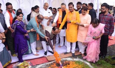 राजनांदगांव में 43.61 करोड़ के कार्यों का भूमिपूजन