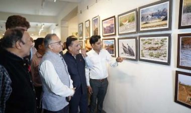 जवाहर कला केंद्र में सजा फोटोग्राफी का महाकुंभ, फोटो और पेंटिंग का हुआ संगम