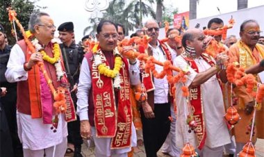 मुख्यमंत्री विष्णु देव साय ने भगवान शिव का रुद्राभिषेक कर प्रदेशवासियों के सुख-समृद्धि और खुशहाली की कामना की