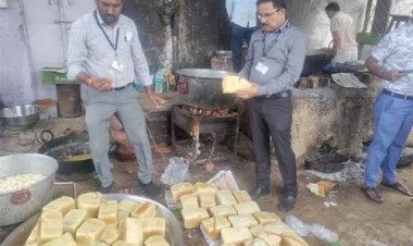 शुद्ध आहार–मिलावट पर वार अभियान, त्योहारी सीजन में खाद्य सुरक्षा विभाग की सख्त कार्रवाई