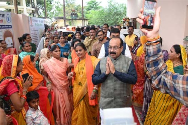 उप मुख्यमंत्री अरुण साव ने अन्नपूर्ति ग्रेन एटीएम का किया शुभारंभ