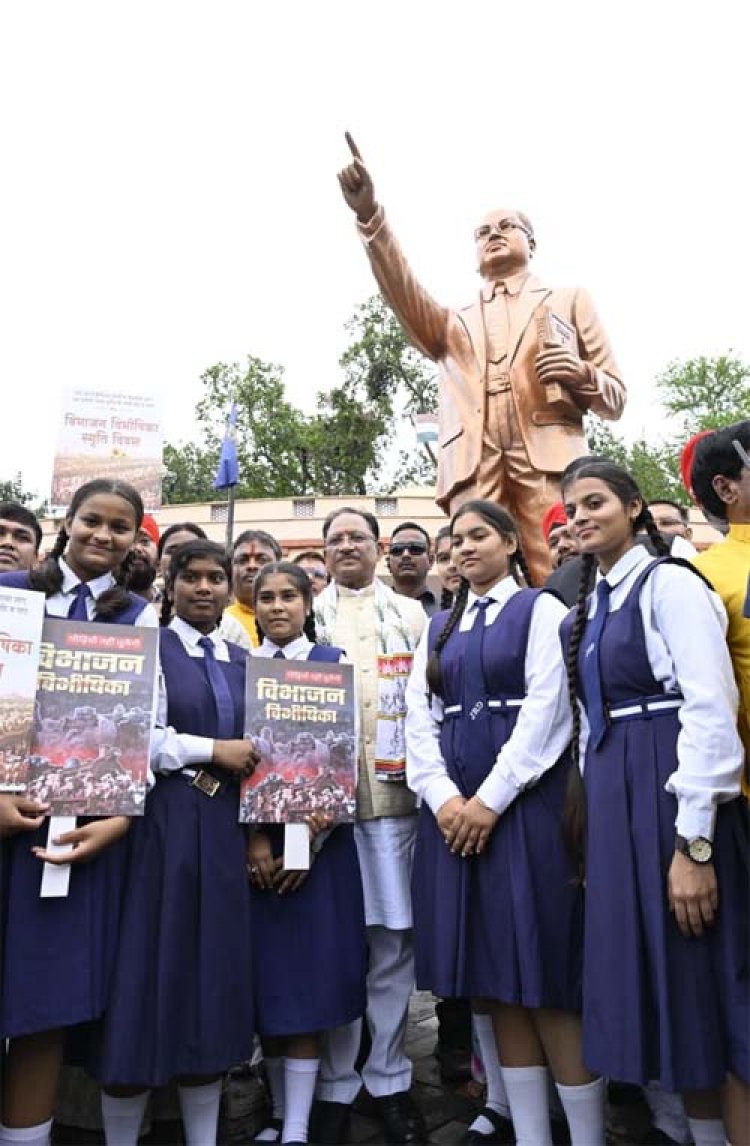 विभाजन की पीड़ा से सीख लेकर देश की एकता और अखंडता को अक्षुण्ण रखना हम सभी का दायित्व : मुख्यमंत्री विष्णुदेव साय