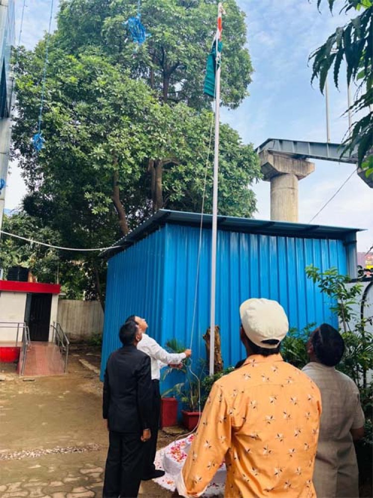 छत्तीसगढ़ रेरा कार्यालय में हर्षाेल्लास से मनाया गया 80वां स्वतंत्रता दिवस