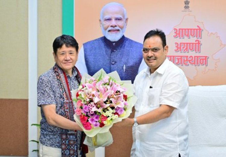मुख्यमंत्री भजनलाल शर्मा की जापानी प्रतिनिधिमंडल के साथ बैठक