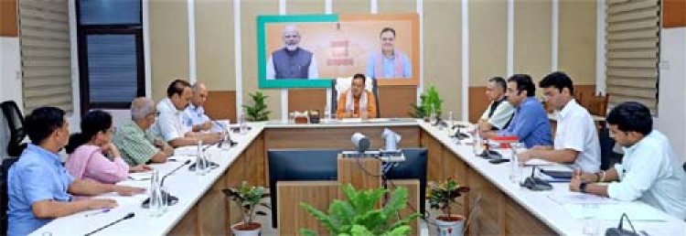 मुख्यमंत्री भजनलाल शर्मा ने की हरियालो राजस्थान अभियान की समीक्षा
