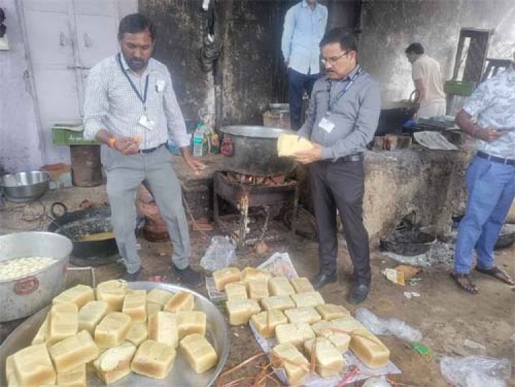 शुद्ध आहार–मिलावट पर वार अभियान, त्योहारी सीजन में खाद्य सुरक्षा विभाग की सख्त कार्रवाई