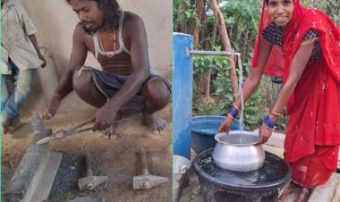 आग की तपिश से ज्यादा तकलीफदेह थी गर्मी में पानी की मार, अब आंगन में बहती है नल की धार
