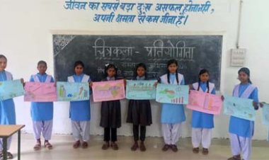 सेवा संकल्प अभियान में विद्यार्थियों ने रचनात्मकता से गढ़ा ‘मेरे सपनों का भारत’
