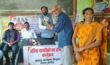वृद्धाश्रम में बुजुर्गों के साथ बिताए आत्मीय पल, सम्मान से खिले चेहरे
