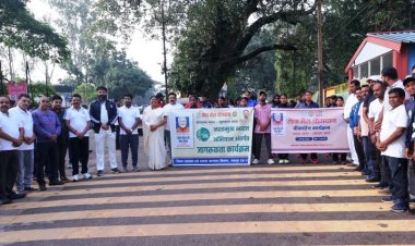 सेवा संकल्प अभियान 2026 : सेवा मेरा योगदान : जशपुर में वॉकथॉन के जरिए गूंजा नशामुक्त समाज का संदेश