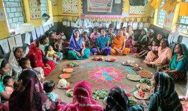 सेवा संकल्प अभियान : धमतरी के 86 आंगनबाड़ी केंद्रों में ’आंगन मिलन’ का आयोजन