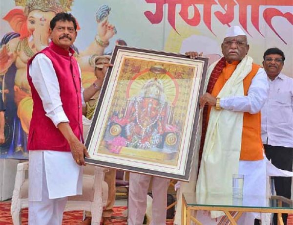 राज्यपाल ने गणेशोत्सव समारोह में भाग लिया