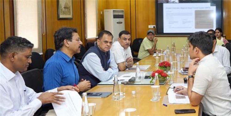 नमो भारत रेल कारिडोर प्रोजेक्ट के बावल-बहरोड़ आरआरटीएस की पूरक विस्तृत परियोजना की मुख्य सचिव ने की समीक्षा