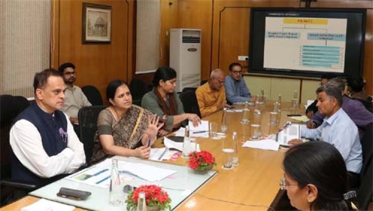 पीएम राष्ट्रीय कृषि विकास योजना की मुख्य सचिव ने की समीक्षा