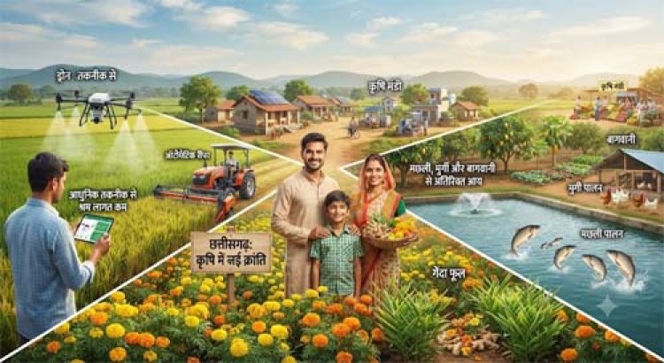 विशेष लेख : आधुनिक और नगदी फसलों की खेती ने बदली छत्तीसगढ़ के किसानों की तकदीर