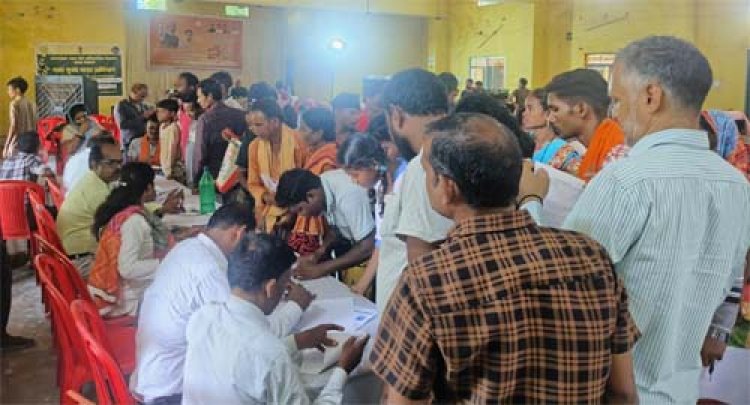 सेवा संकल्प अभियान के तहत पुसौर में यूडीआईडी कार्ड के लिए विशेष शिविर