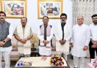 मुख्यमंत्री विष्णु देव साय से राजस्थान विधानसभा अध्यक्ष वासुदेव देवनानी ने की सौजन्य भेंट