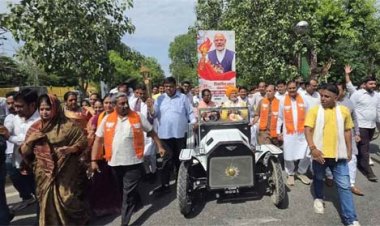 वन राज्य मंत्री ने विकसित भारत संकल्प सभा एवं सेवा ज्योति यात्रा कार्यक्रम में की शिरकत