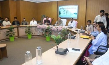 मुख्य सचिव का कोटा दौरा: सुपर थर्मल प्लांट, साइबर थाना एवं न्यू मेडिकल कॉलेज का निरीक्षण किया