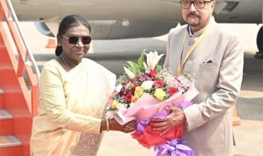 राष्ट्रपति मुर्मु का छत्तीसगढ़ आगमन पर हुआ आत्मीय स्वागत