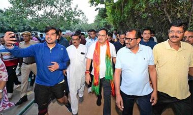 मुख्यमंत्री भजनलाल शर्मा ने सेन्ट्रल पार्क में आमजन के साथ की मॉर्निंग वॉक