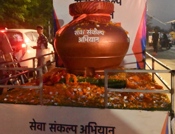 जन सेवा से राष्ट्र सेवा के 25 वर्ष का संदेश लेकर पहुंची बाइक रैली, स्वास्थ्य एवं कृषि मंत्री ने किया भव्य स्वागत