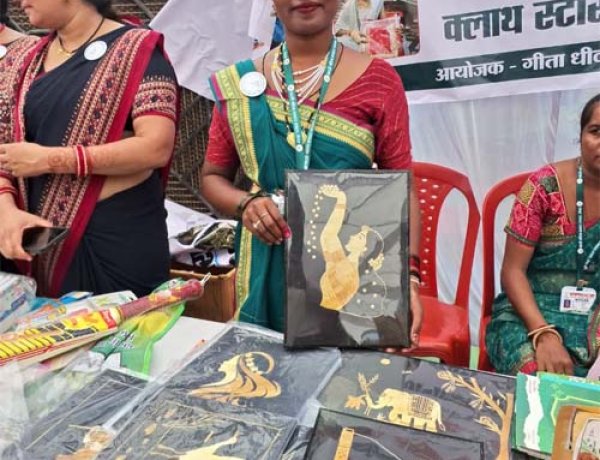 सेवा संकल्प अभियान: सेवा की कहानी : बिहान योजना से धनेश्वरी धीवर के हुनर को मिली नई पहचान, पैरा आर्ट बना आत्मनिर्भरता का आधार