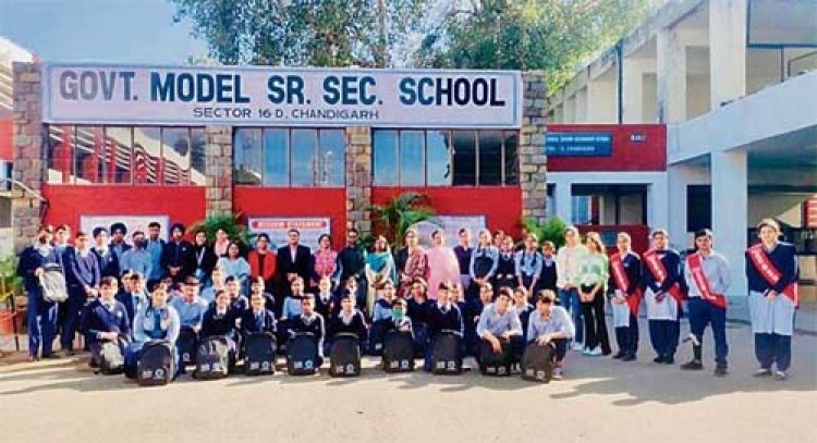 चंडीगढ़ का मॉडल सीनियर सेकेंडरी स्कूल देश में नंबर वन, 22 राज्यों के  4500 स्कूलों पर स्टडी