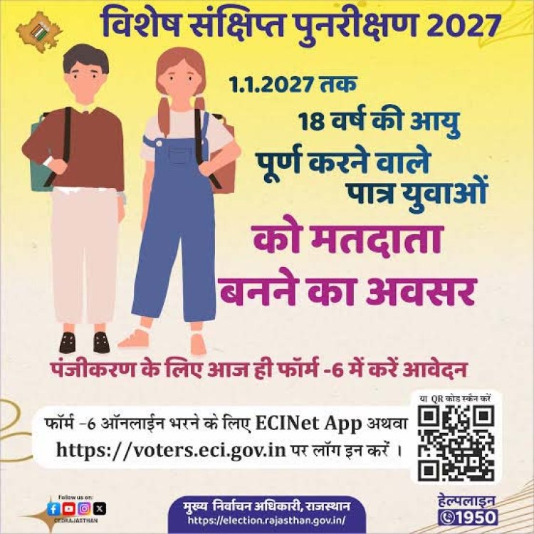 युवा मतदाताओं के शत-प्रतिशत पंजीकरण का लक्ष्य हासिल करने के लिए निर्देश जारी